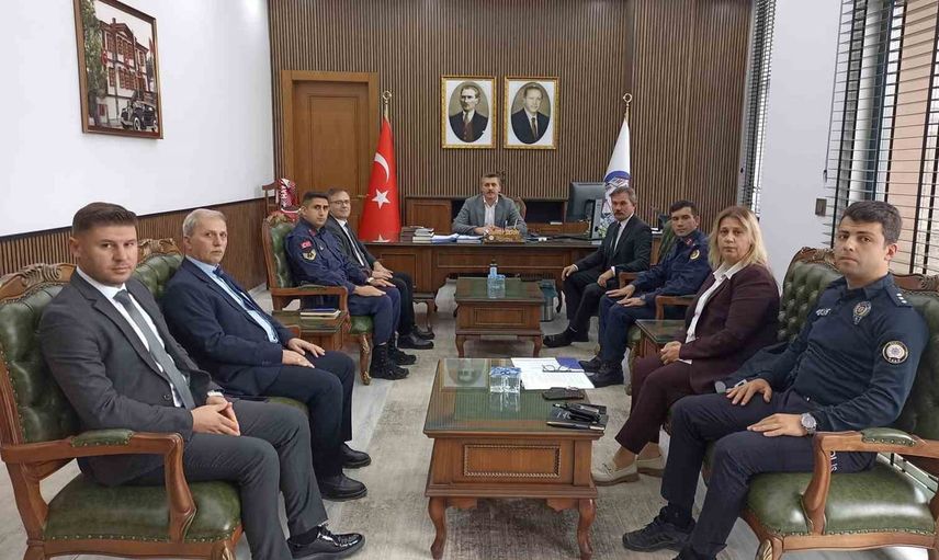Havza'da KPSS öncesi güvenlik ve ulaşım koordinasyonu sağlandı