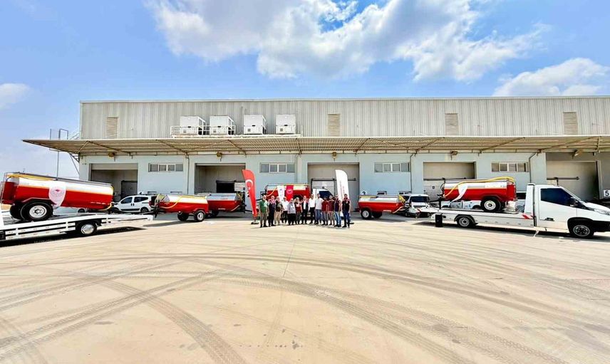 Tarsus'ta üreticilere ekipman desteği ve hasat eğitimi
