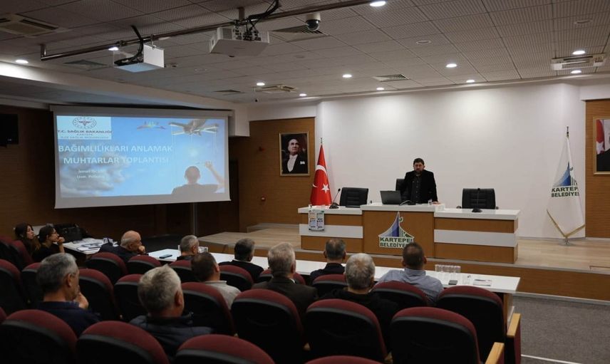 Kartepe muhtar ve azalarına sağlıklı yaşam eğitimiyle mahalleye sağlık bilinci