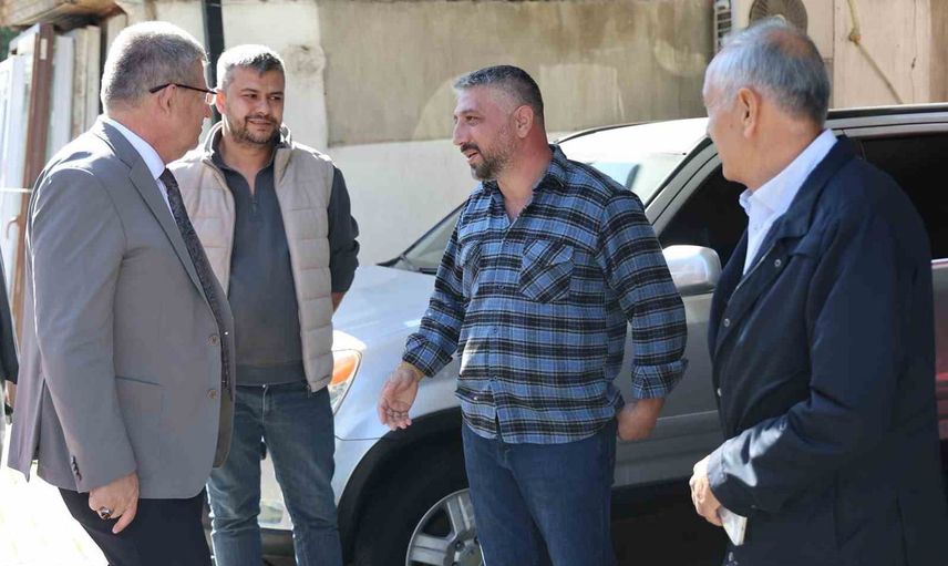 Subaşıoğlu Hacı Kaplanlar'da esnafın taleplerini yerinde dinledi
