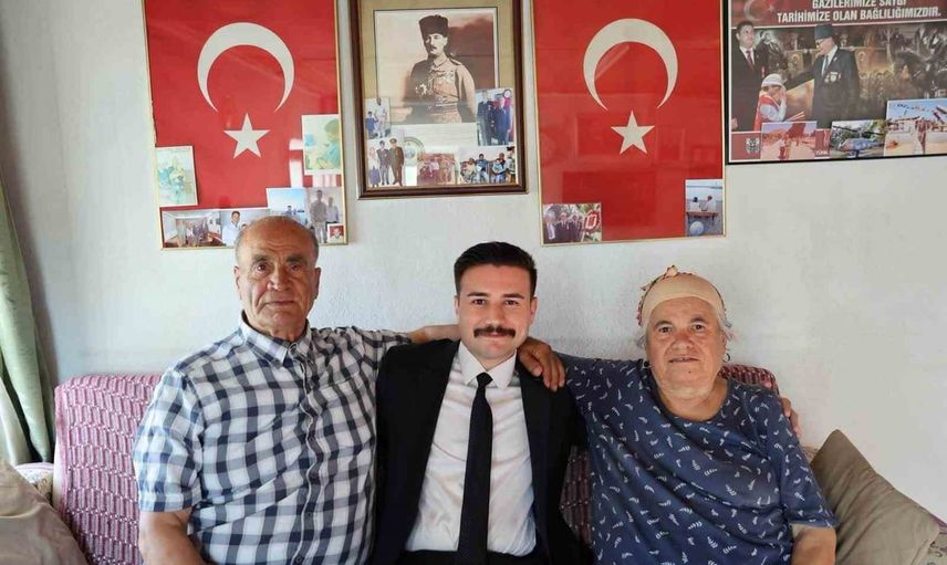Gökçeada kaymakamı Acar’dan Kıbrıs gazilerine ev ziyaretinde vefa