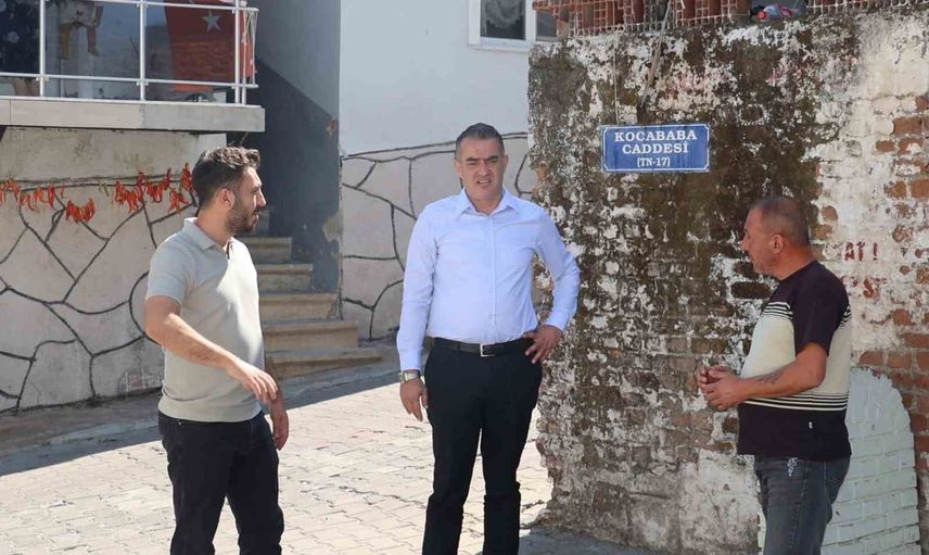 Koçarlı'da Kocababa Caddesi'nde modernleşme adımı