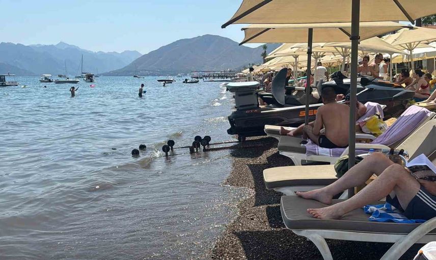 Sahillerde ortak kullanım denetimi Marmaris'te sıklaştı