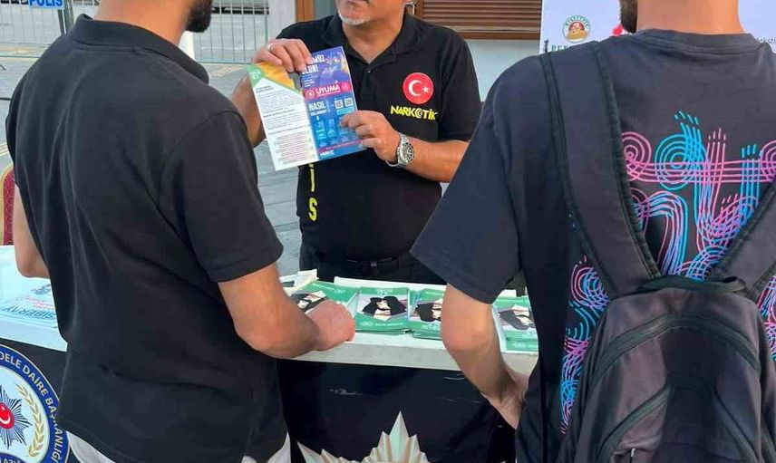 Gastronomi festivalinde emniyet ekipleri 21 bin kişiyi bilgilendirdi