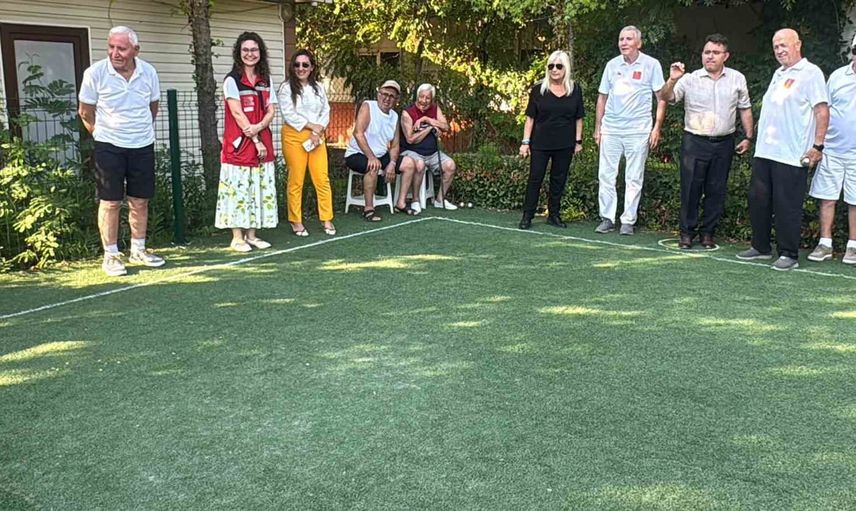 Gaziler Marmaris'te bocce ve anılarla güçlendi