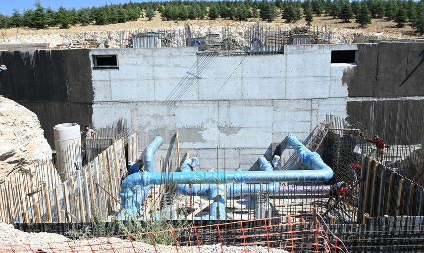İçme suyu arzını güçlendirmek için Çünür'e 5 bin metreküplük depo