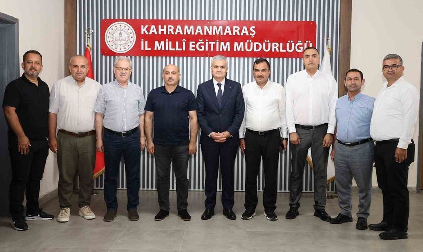 Sendikal dayanışma için Eğitim-Bir-Sen Adana heyeti Kahramanmaraş'ta