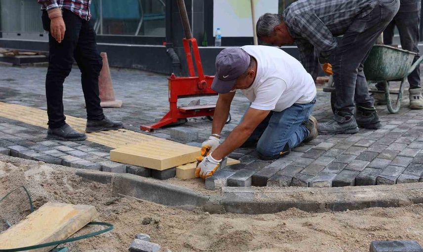 Vezirköprü’de 107. sokak prestij cadde kimliğine kavuşuyor