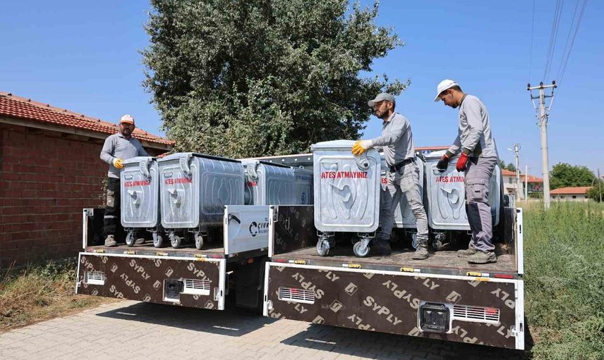 Kıralan'a 285 yeni konteyner: belediye talebe hızlı yanıt verdi