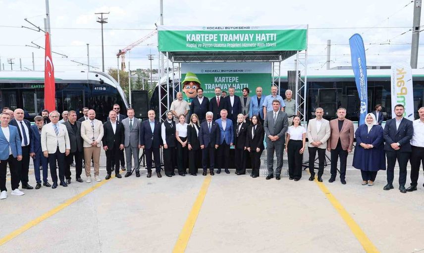 Kocaeli'de raylı ağ genişliyor: Kartepe'ye uzanan hat ve kuplajla kapasite iki katına çıktı