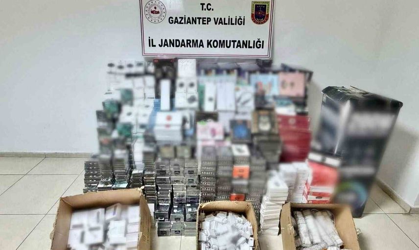 Şehitkamil'de 4 milyon 175 bin TL değerinde kaçak elektronik baskını