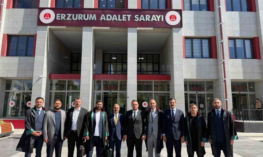 Erzurum'da avukatın bürosuna yönelik bıçaklı saldırı davasında 7 yıl 1 ay ceza, sanık tahliye edildi