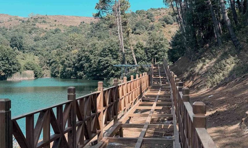 Nisi Göleti yeni yaşam alanına dönüşüyor: seyir terasları ve estetik düzenlemeler