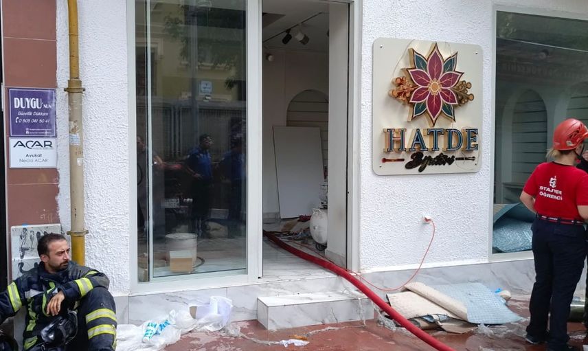 İzmit'te iş yerinde tadilat sırasında çıkan yangın söndürüldü