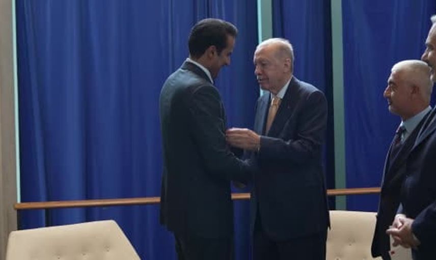 New York buluşması: Erdoğan ve Katar Emiri Al Thani bölgesel gündemi görüştü