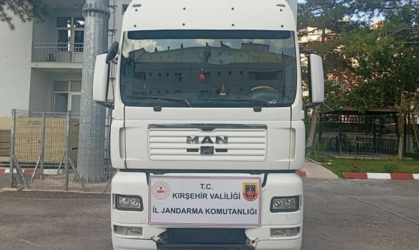 Şasesi değiştirilen tır şok yol kontrolünde yakalandı