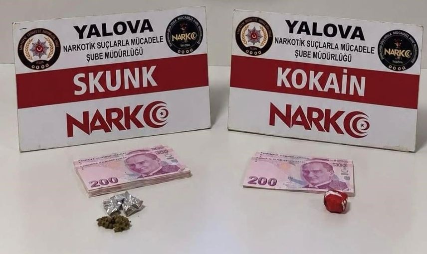 Yalova'da uyuşturucu operasyonunda üç kişi tutuklandı