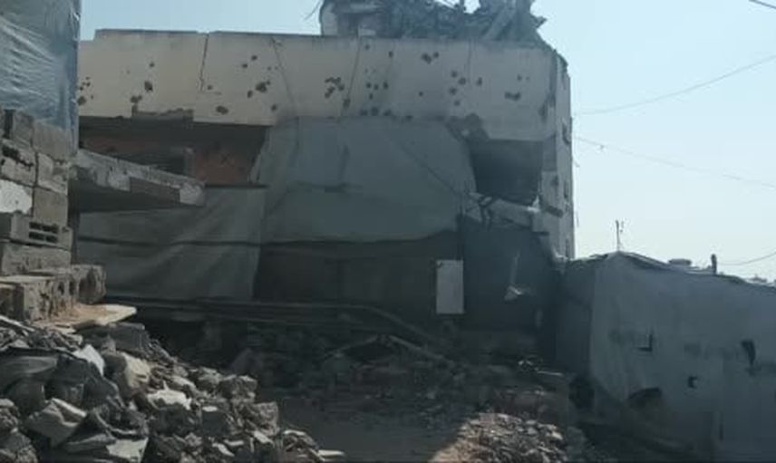 Gazzeliler kışı çökme riski taşıyan hasarlı binalarda karşılıyor