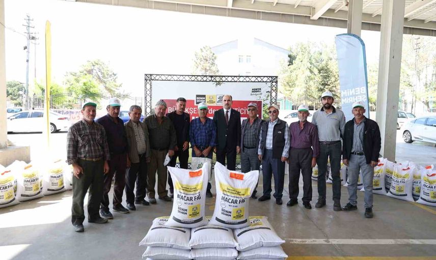 Konya'dan üreticilere uzun soluklu Macar Fiği desteği: 1 milyon 214 bin kg'ye ulaştı