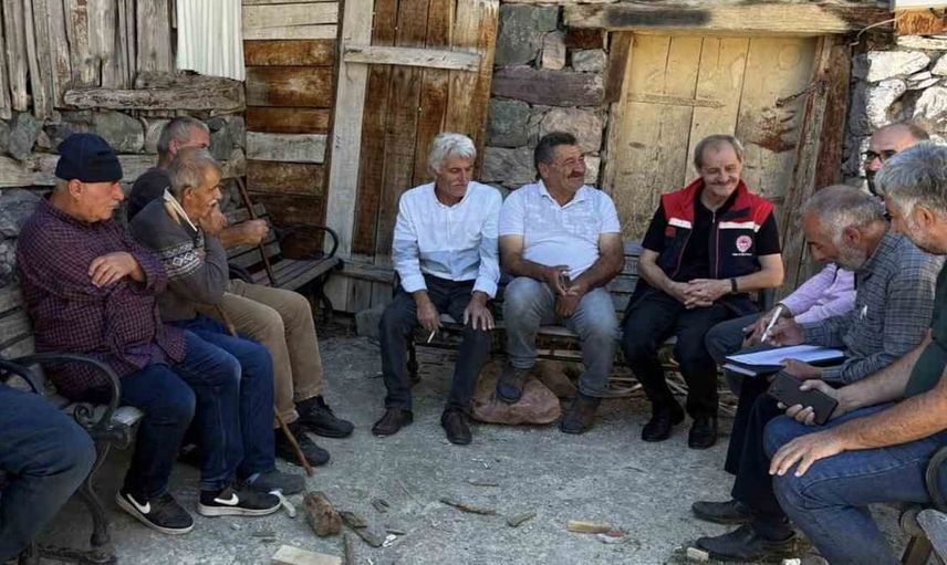 Erzurum'da çiftçilerle sahada üretim ve destek seferberliği