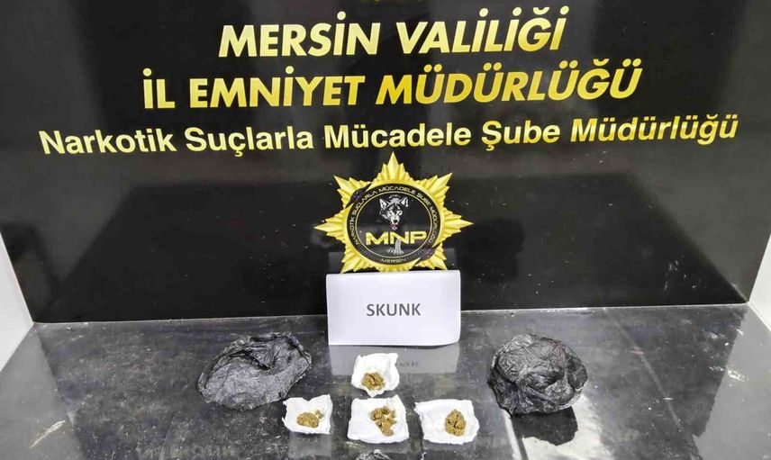 Mersin'de uyuşturucu operasyonu: iki tutuklama, iki adli kontrol