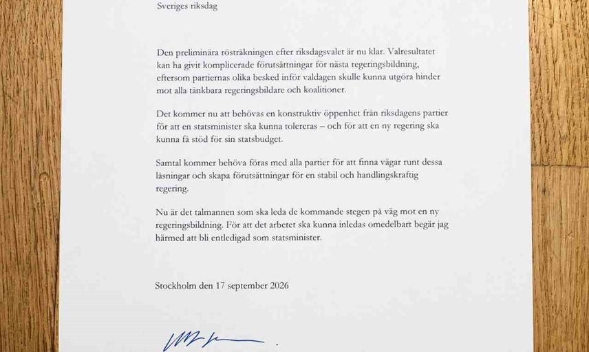 Kristersson görevden çekildi, yeni hükümet süreci meclise kaldı