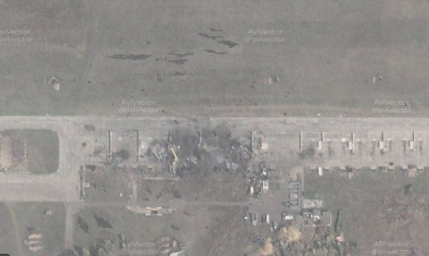 Voronezh'de Borisoglebsk üssünde hava gücünü hedef alan saldırı: 6 Su-34M vuruldu