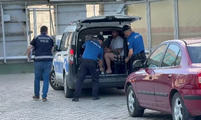 Samsun'da tüfekle tehdit iddiası: şüpheli tutuklandı