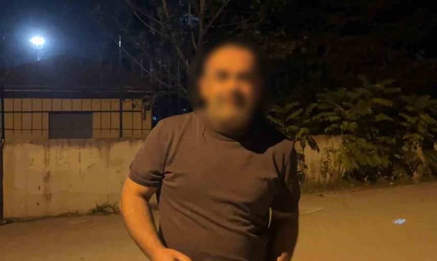 Lüks aracını bırakıp çalılıklara kaçan sürücü uyurken bulundu