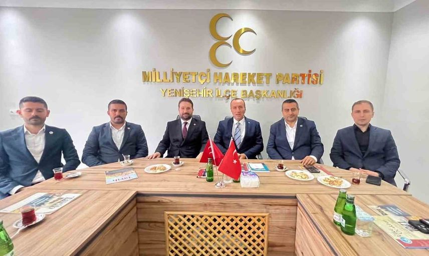 MHP il yönetimi Yenişehir ziyaretinde birlik mesajı verdi