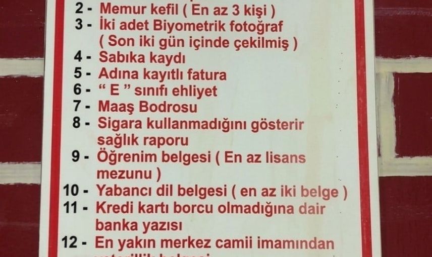 kahvehanede veresiye için istenen 13 belge tepki çekti