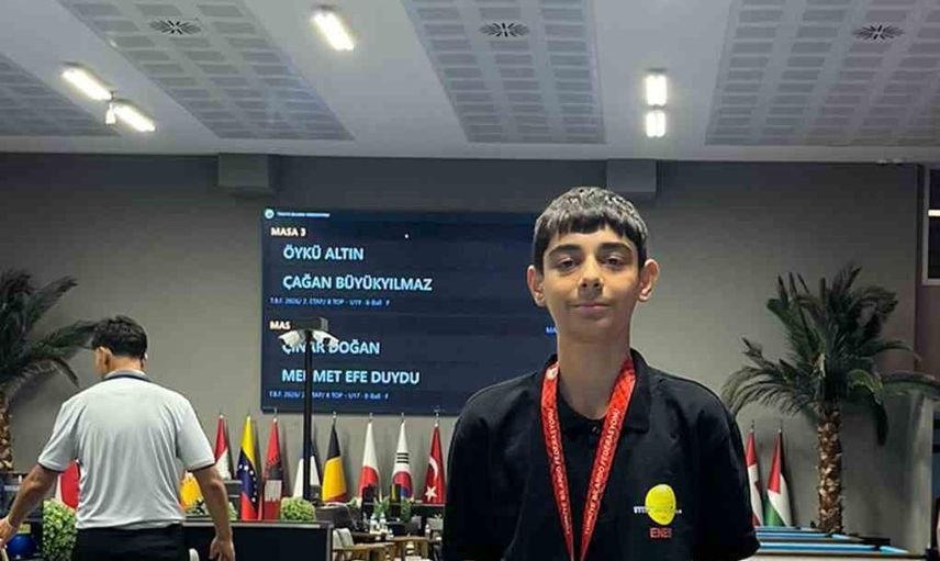 Muğla'nın genç bilardoçuları Ankara'dan ilk madalyayla döndü