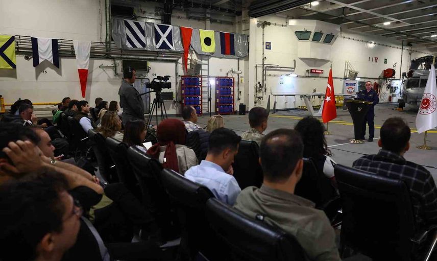 Denizkurdu‑I tatbikatında TCG Anadolu’dan ilk dikey insansız hava aracı kalkışı ve PİRANA taarruzu