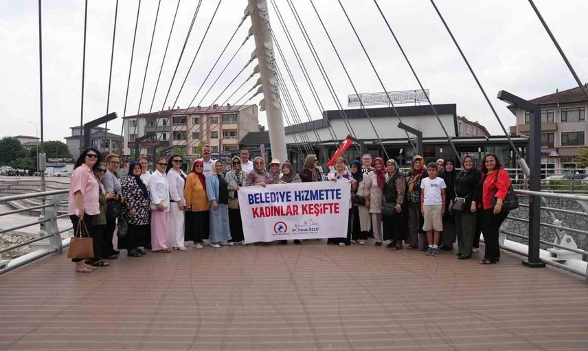 Kadınlar Düzce'nin yatırımlarını yerinde inceledi