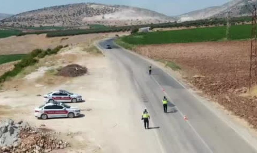 Dronlarla güvenlik: Kilis yollarında hareketli trafik denetimi