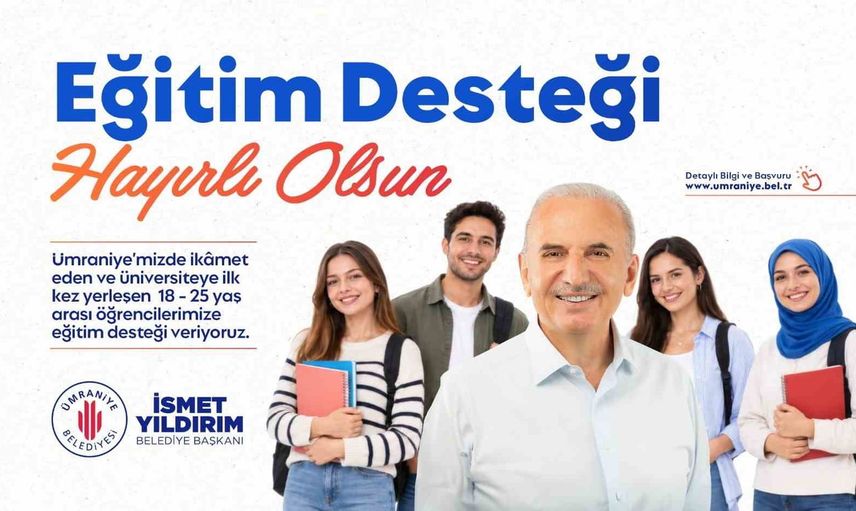 Üniversite yolculuğuna destek: Ümraniye'den ilk kez başlayan öğrencilere sekiz ayda 20 bin lira