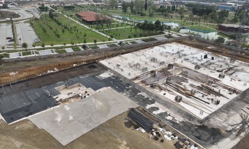 Gebze Millet Bahçesi'nin yeni simgesi: 47 bin metrekarelik cami yükseliyor