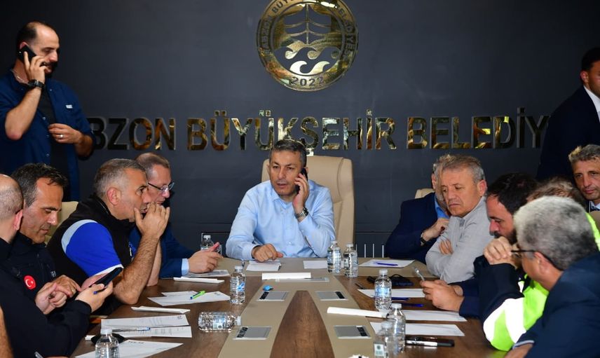Trabzon'da sağanak sürüyor: metrekareye yer yer 50 kilogram yağış
