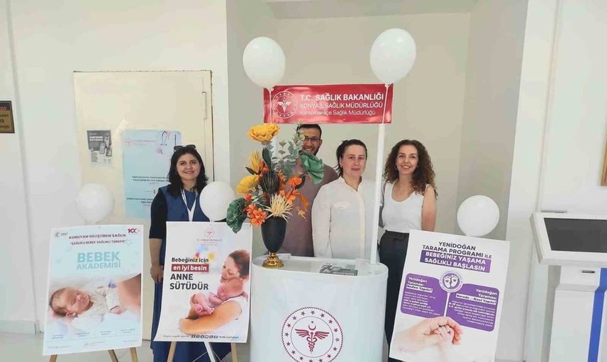 Karapınar'da sağlıklı nesiller için anne sağlığına dikkat çekildi