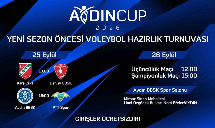 Aydın’da sezon provası: Aydın Cup 2026 kapıları açıyor