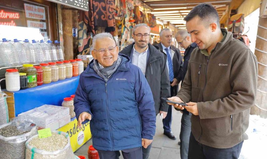 Yeni sezon öncesi Erciyes’te denetim: başkan Büyükkılıç esnafla buluştu