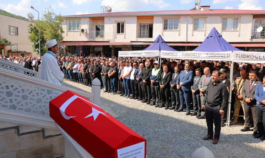 Polis memuru Sadullah Orçan son yolculuğuna uğurlandı
