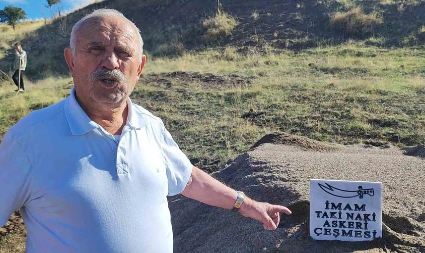 İmeceyle akan umut: 80 yaşındaki Ali Yeşildağ köy çeşmelerini onarıyor