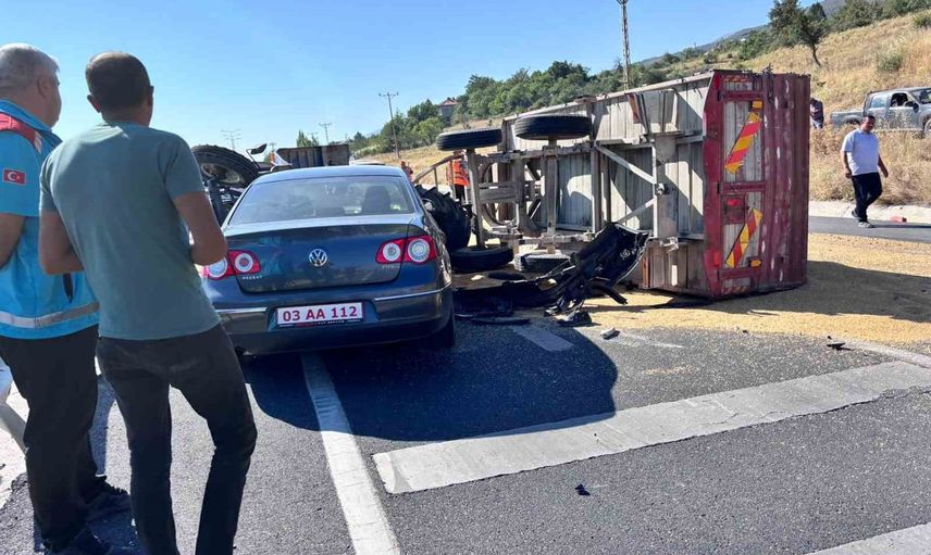 Akşehir'de yabancı plakalı cip zincirleme kazaya yol açtı: Sultandağı kaymakamı ve eşi yaralandı