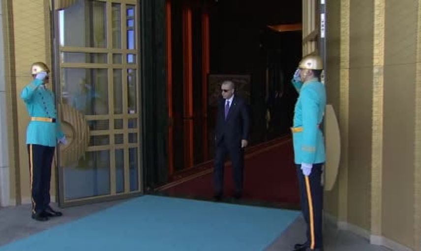 Erdoğan, Lübnan Cumhurbaşkanı Joseph Avn’i Ankara’da Törenle Karşıladı