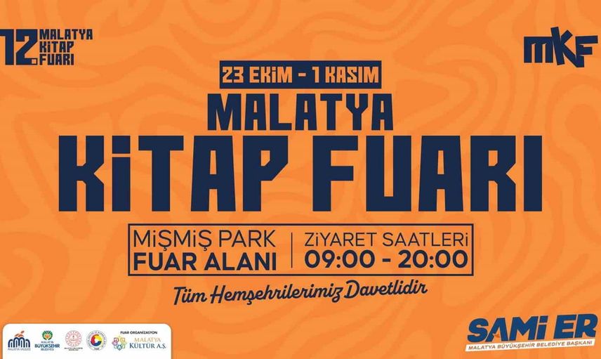 Malatya'da kitapla güçlenen şehir: 12. Anadolu Kitap ve Kültür Fuarı başlıyor