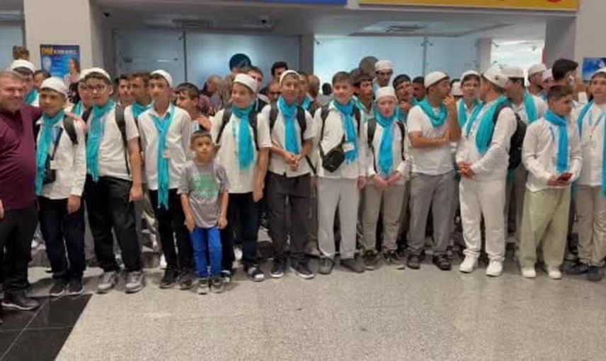 Tokat'tan dualarla uğurlanan 190 hafız Medine'ye doğru yola çıktı