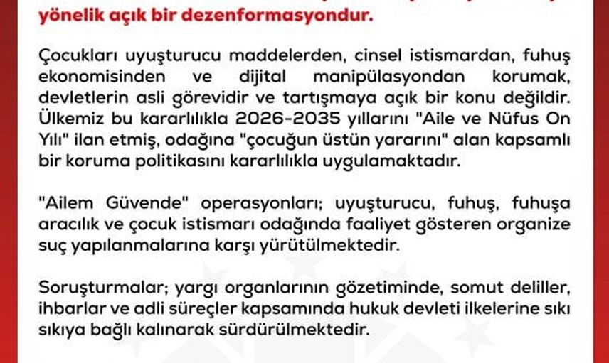 DMM'den 'Ailem Güvende' iddialarına resmi yalanlama