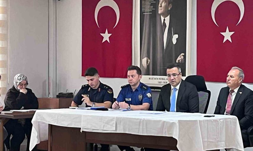 Sarıgöl’de okullarda güvenlik önlemleri için koordinasyon sağlandı