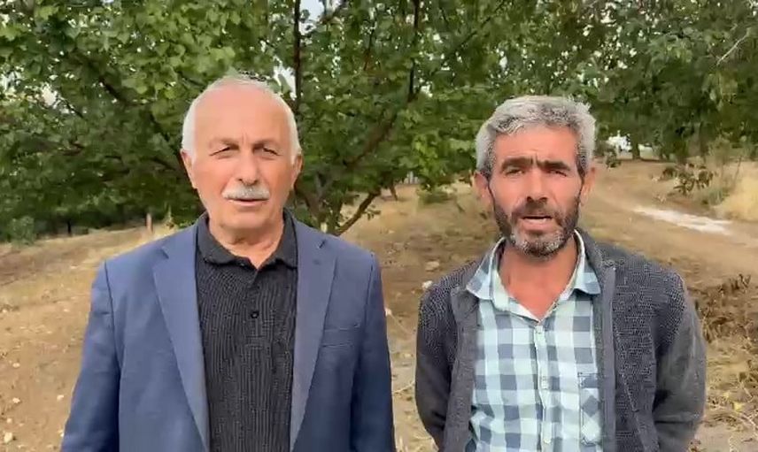 Kurt korkusuyla kaçan keçi dağlık alanda kurtarılmayı bekliyor